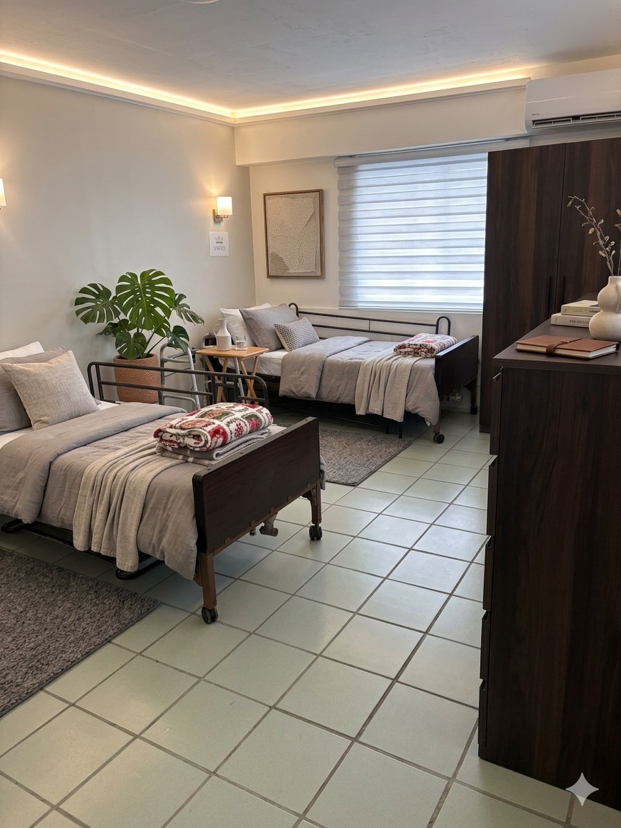 Habitación de Vivid Senior Living Cupey
